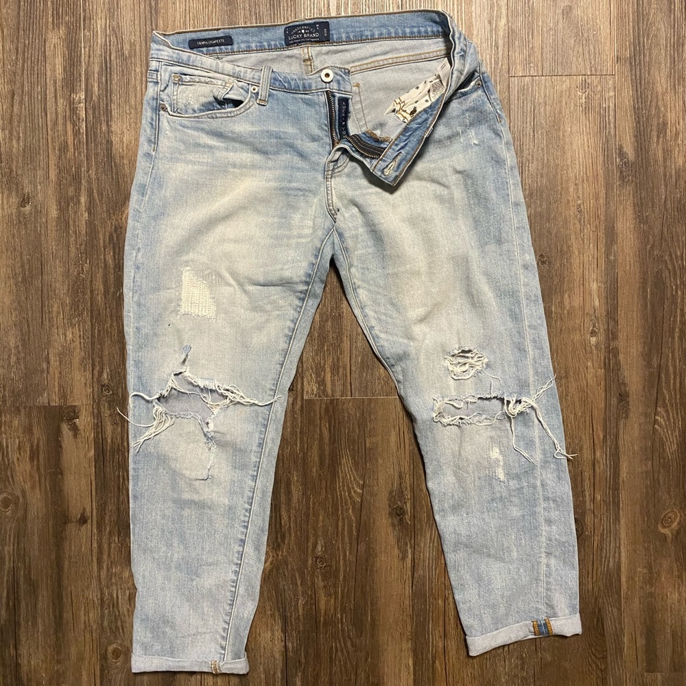 Cropped jeans